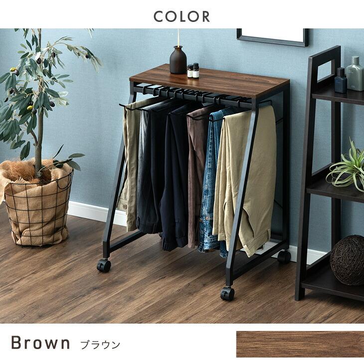 タンスのゲン スラックスハンガー 20本掛け 2個セット キャスター付き