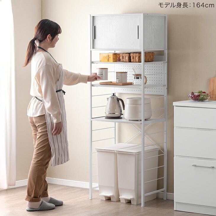 安心の送料込み！レンジ台 ￼キッチン収納 ホワイト 幅60奥行39.5 安心の送料込み！レンジ台 ￼キッチン収納 ホワイト 幅60奥行39.5 楽天