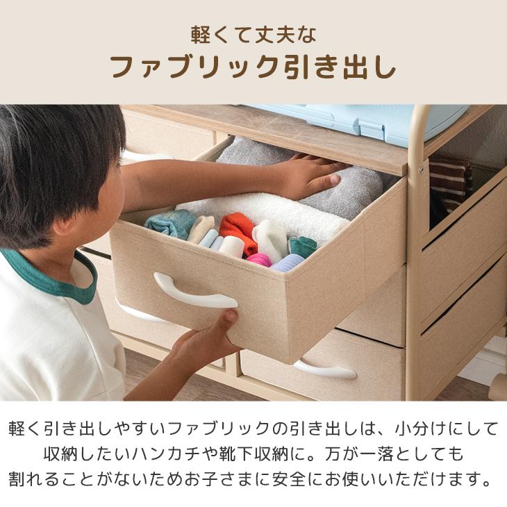 ランドセルラック スリム 幅61 収納 おしゃれ キッズ 子供 おもちゃ キャスター付き 棚 ラック シンプル 子供部屋 リビングの画像