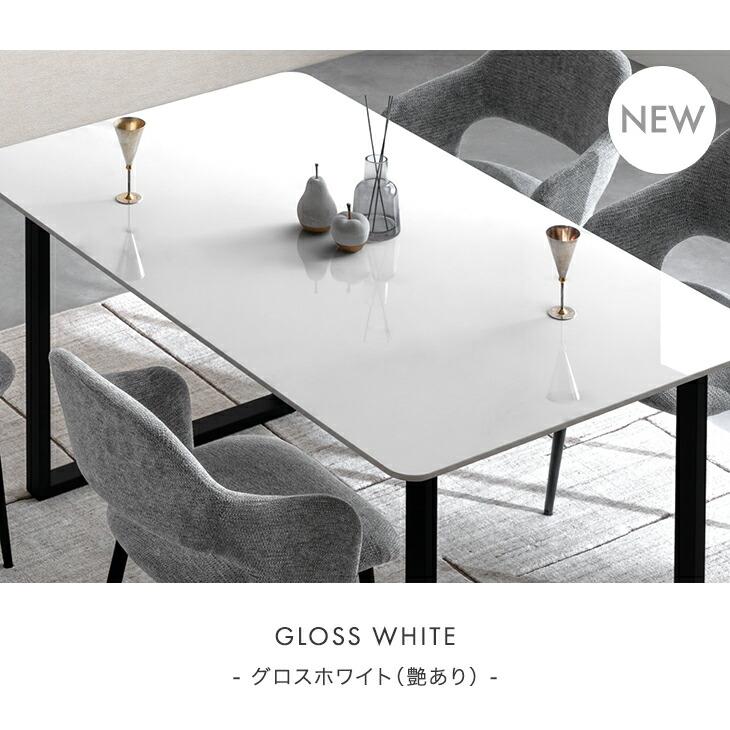 セラミック　大理石風　強化ガラス　ダイニングテーブル 長方形 ダイニングテーブルセット 伸長式 7点 6人用 セラミックテーブル 北欧