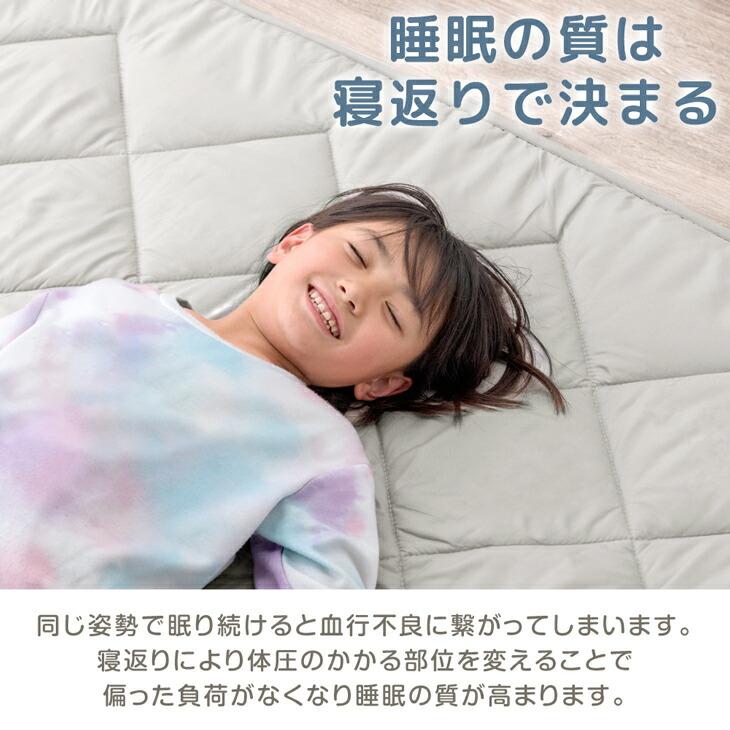 タンスのゲン マットレス 三つ折り 高反発 洗える 敷パッド付 200×240