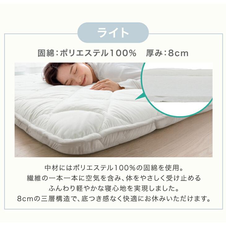 タンスのゲン 21日+5% 敷布団 極厚12cm クイーン 日本製 敷き布団 敷
