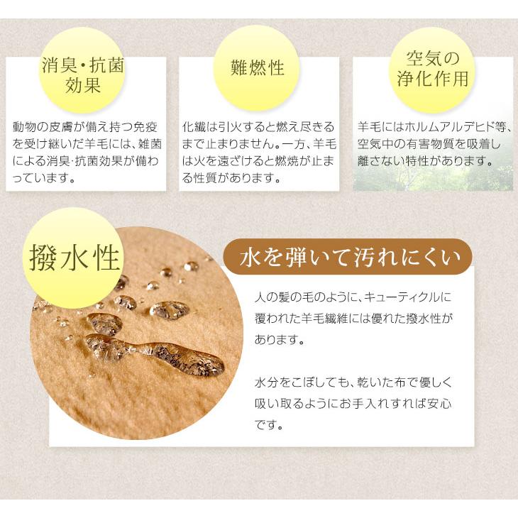 タンスのゲン ムートンラグ 100×200 シングル 敷きパッド 敷きパッド
