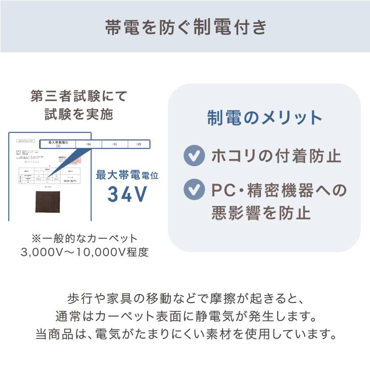 本日+4% タイルカーペット 50×50 10枚 カーペット 防炎 洗える セット タイルマット 1.5畳 カーペットタイル フロアマット ラグ オフィス 防音 賃貸 大判 | ブランド登録なし | 09
