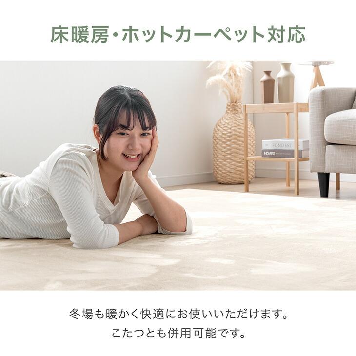 タンスのゲン ラグ ラグマット カーペット 3畳 厚手 極厚 30mm厚 200