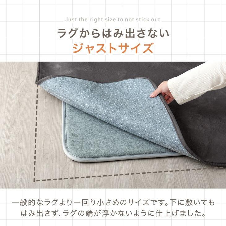 タンスのゲン 本日+4% 下敷きマット 洗える ラグ 下敷き 厚手 10mm 170