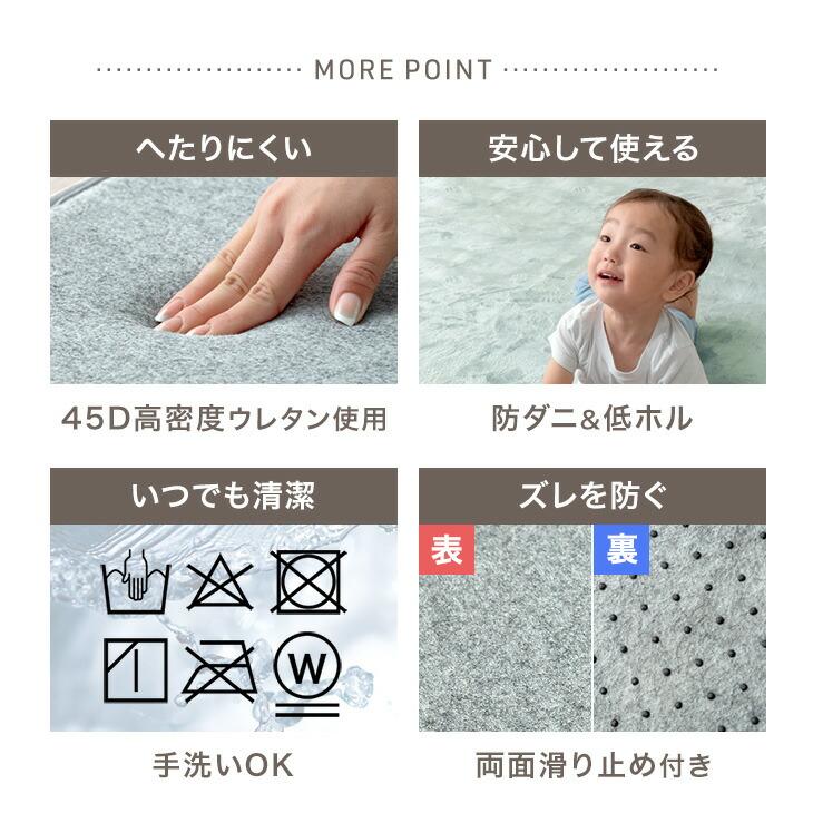 下敷き等 タンスのゲン 下敷きマット 洗える ラグ 下敷き 厚手 20mm 170×230