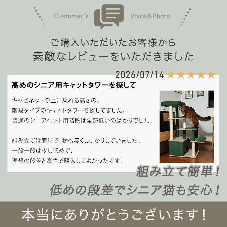 タンスのゲン 本日+4% キャットタワー 大型猫用 猫タワー 木製 シニア