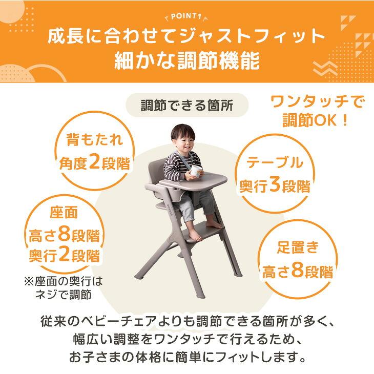 タンスのゲン 本日+4% ベビーチェア 折りたたみ ハイチェア テーブル