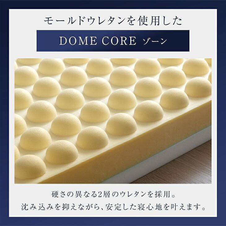 タンスのゲン 11日+4% マットレス セミダブル 日本製 三つ折り 3ゾーン