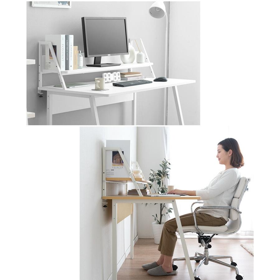 タンスのゲン パソコンデスク 幅100 デスク 100 卓上棚 PCデスク 奥行70 オフィスデスク ワークデスク PCデスク ゲーミングデスク  リモートワーク 上棚 机 100cm おしゃれ : タンスのゲン Design the Future - 通販 - Yahoo!ショッピング