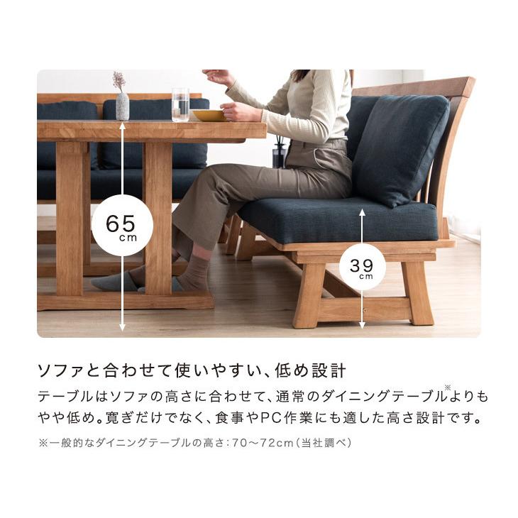 タンスのゲン ダイニングテーブルセット ソファダイニング 4人 4点