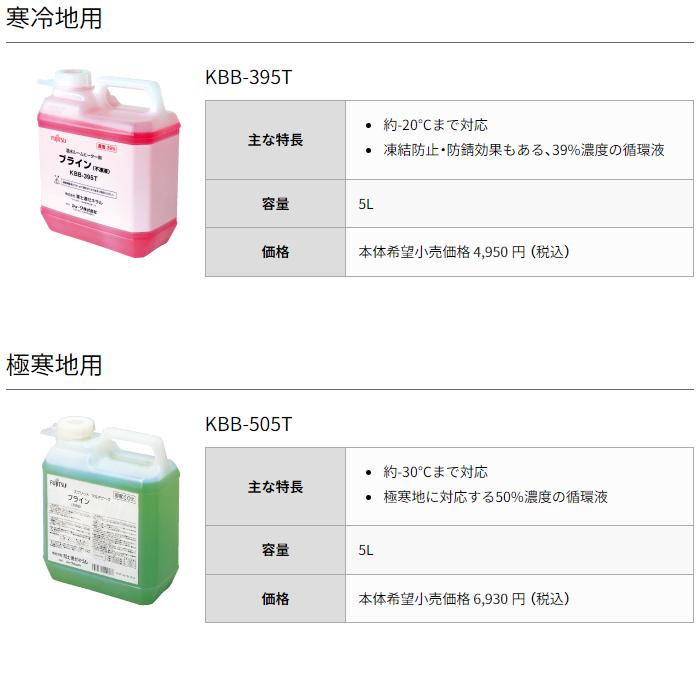 富士通ゼネラル KBB-395T 温水ルームヒーター ホットマン用部材　不凍液　寒冷地用　（5L入り） （約-20℃対応） (KBB395T)｜tantan｜02