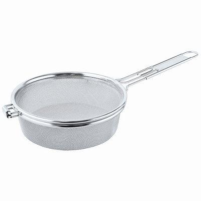 18-8ステンレス 共柄 炒り網 16cm 10001コーヒー銀杏ごま炒りキャンプ