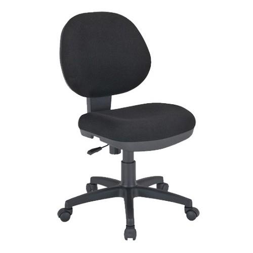 スタンザインテリア kg76061bk シンプルなオフィスデスクチェア New Amuse ニューアミューズ (ブラック肘なし)