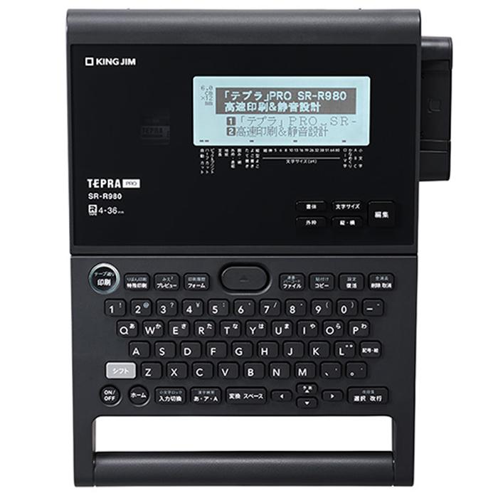 【1度使用のみ】KING JIM SR-R680　テプラ ラベルライター「テプラ」PRO SR-R680｜キングジム公式ストア