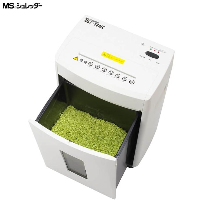 明光商会 MSE 14MC 正規代理店 MSシュレッダー 2 12mmの極小細断が可能