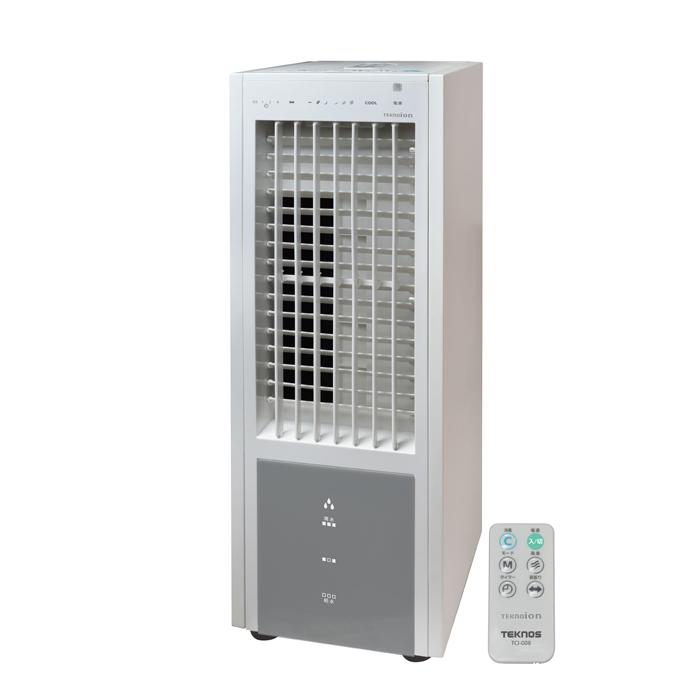TEKNOION TC-008 空調機器　冷風機 TEKNOS TCI 008 テクノイオン搭載リモコン冷風扇 TCI008 : タンタン