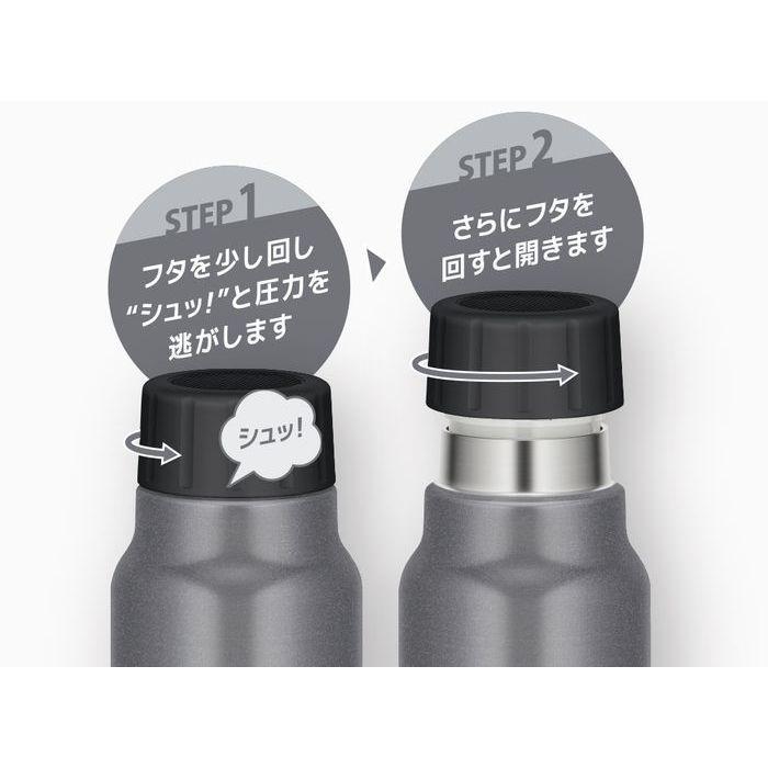 サーモス FJK750-R 炭酸対応　水筒 炭酸飲料対応ボトル 0.75L レッド (FJK750R)｜tantan｜02