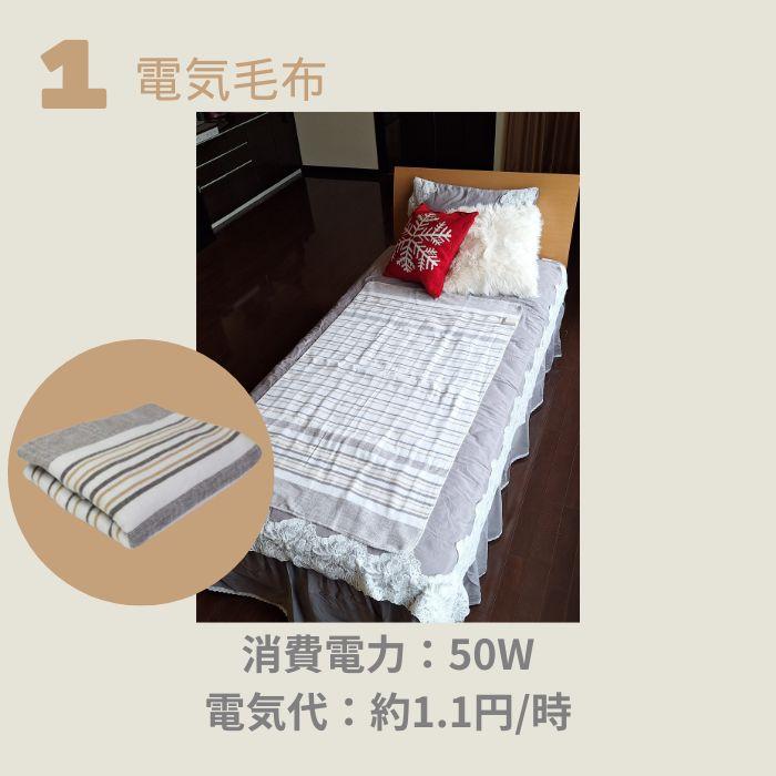 テクノス 電気毛布・ひざ掛け EM-510M TEKNOS EM 510M 電気敷毛布 50W 140cm 80cm 洗える敷毛布 電気毛布