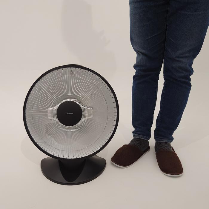 TEKNOS PH 803 BK パラボラハロゲンヒーター床置ブラック 800W,400W