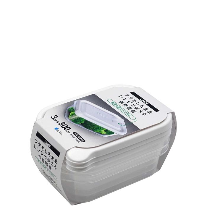 アスベル（ASVEL） 4974908370199 レンジ名人 長角S 300ml 3個入 3701 : タンタンショップ - 通販 ...
