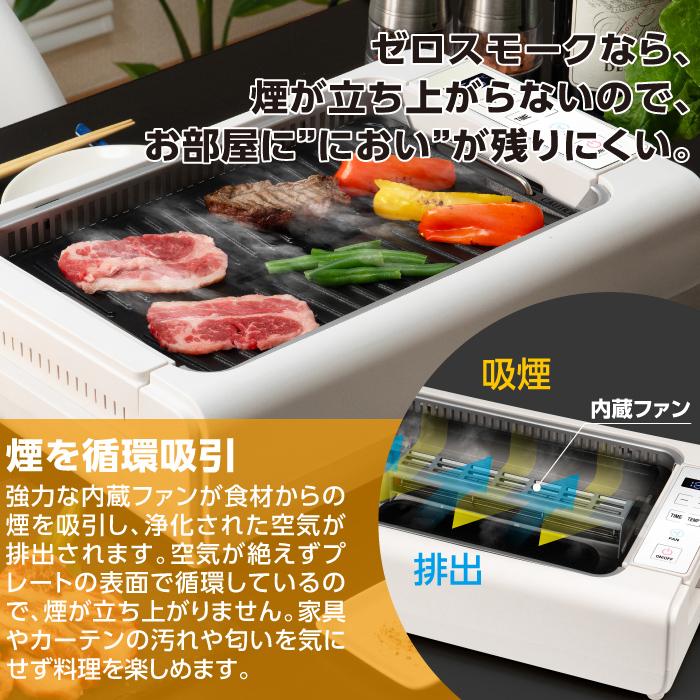 ROOMMATE（ルームメイト） ROOMMATE RM 211TE 吸煙グリル調理器 ゼロ