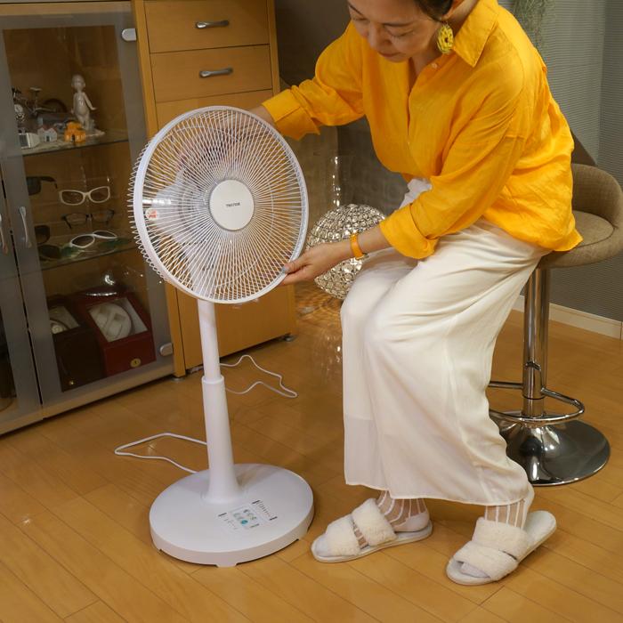 家電 TEKNOS KI-327DC 千住 KI327DC フルリモコンDCリビング扇風機 TEKNOS ホワイト | ヤマダ