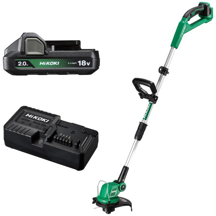 18V 充電式 草刈機 刈込径230mm 蓄電池・充電器付 CG18DGA(BG HiKOKI CG18DGA BG 18V 充電式 草刈機 刈払機 蓄電池 充電器付 KH11