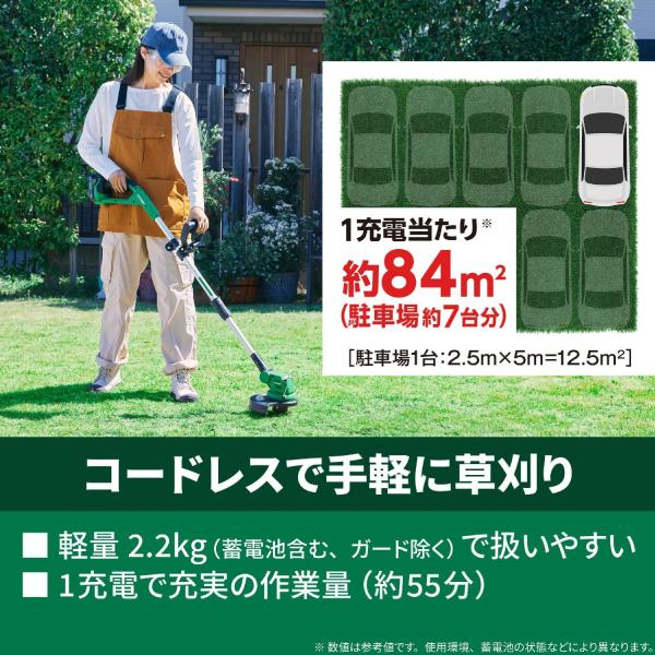 HiKOKI CG18DGA BG 18V 充電式 草刈機 刈払機 蓄電池 充電器付 KH11
