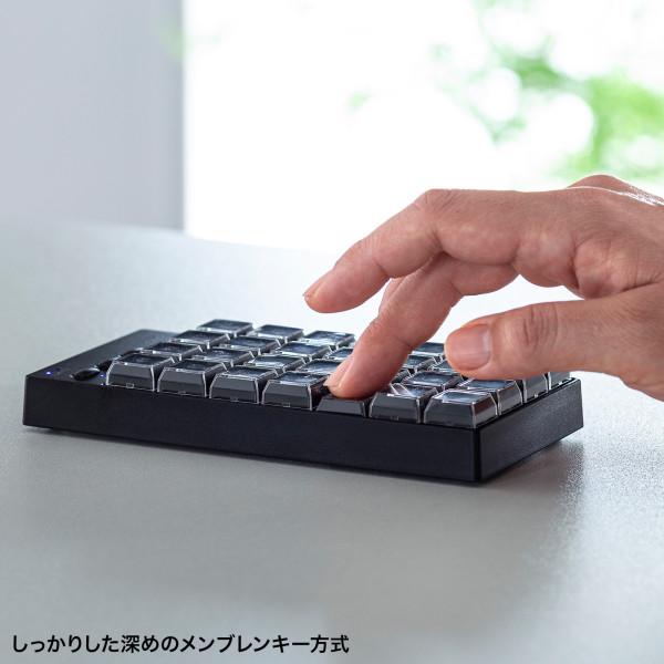 サンワサプライ NT BT26BK プログラマブルテンキー Bluetoothモデル