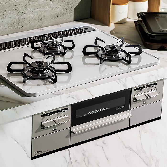 ビルトインコンロ BRilliO(ブリリオ) Black Line 75cm (マッティーブラック/プロパン用) パロマ PD-743W-75GZ-LP【送料無料】 (PD743W75GZLP) パロマ（Paloma） PD 743W 75GZ LP ビルトインコンロ BRilliO ブリリオ