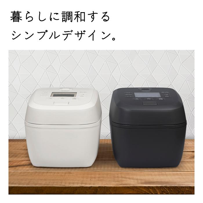 日立（HITACHI） RZ A100HJ W 圧力IHジャー炊飯器 5.5合 黒厚鉄釜 日本