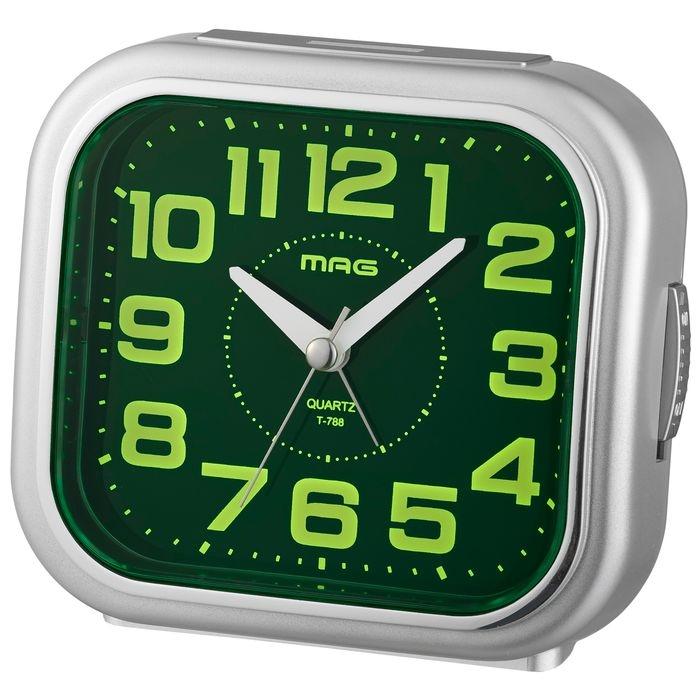 めめ✩‧₊˚ MAG T 788SM Z 目覚まし時計 置き時計 シルバー しののめ