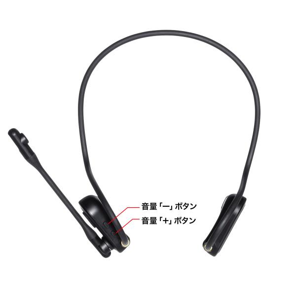 サンワサプライ MM BTSH71BK 超軽量Bluetoothオープンイヤーヘッド