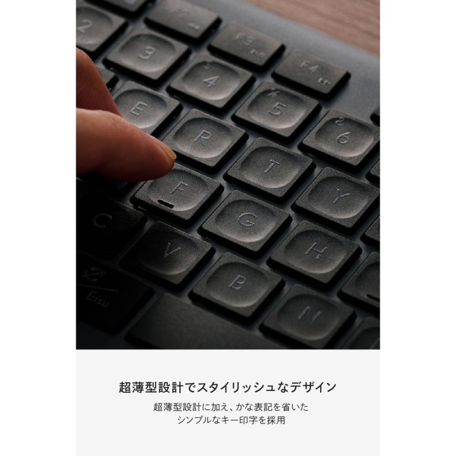 ELECOM（エレコム） フルサイズ ワイヤレスキーボード Bluetooth