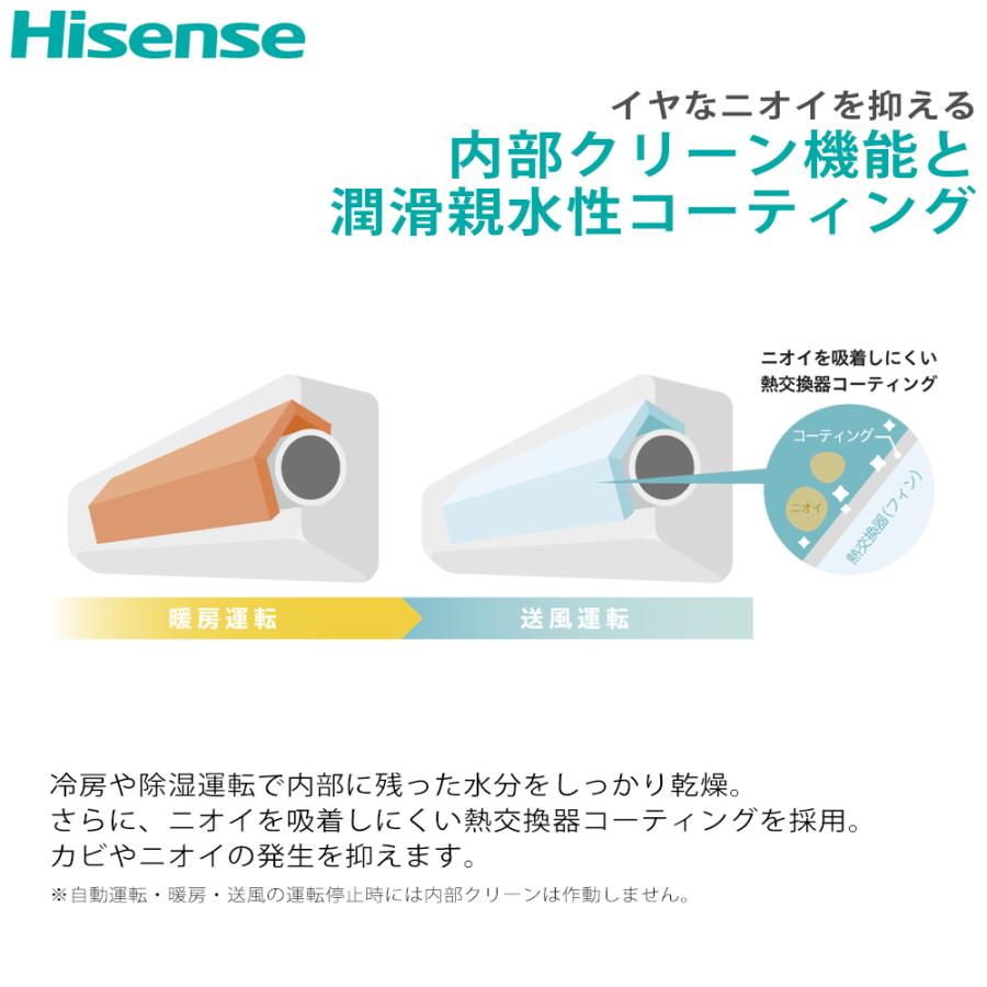 ハイセンス（HISENSE） HA J22H W エアコン 6畳用 Jシリーズ ホワイト