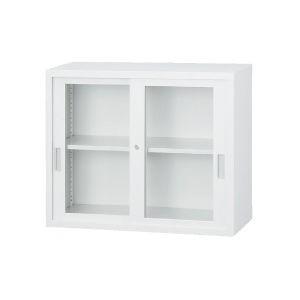 豊國工業 A4 32G A4サイズ対応保管庫 ガラス引き違い上置き A432G