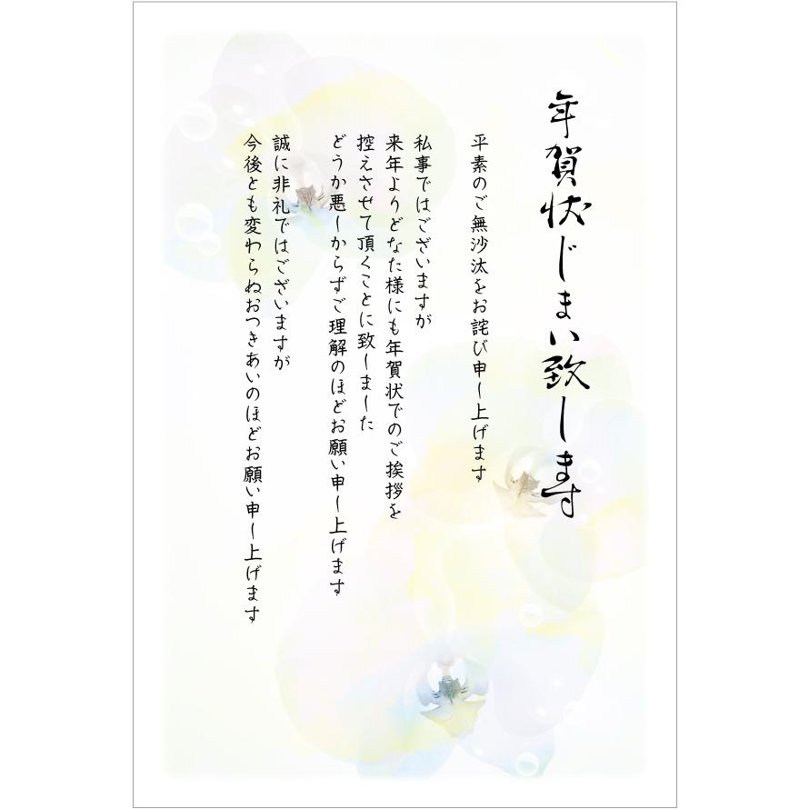 【年賀状じまい】年賀状じまい はがき　官製はがき（ヤマユリ切手）10枚入　年賀状での挨拶をやめる　文章印刷済み 官製はがき｜tantanjp｜06