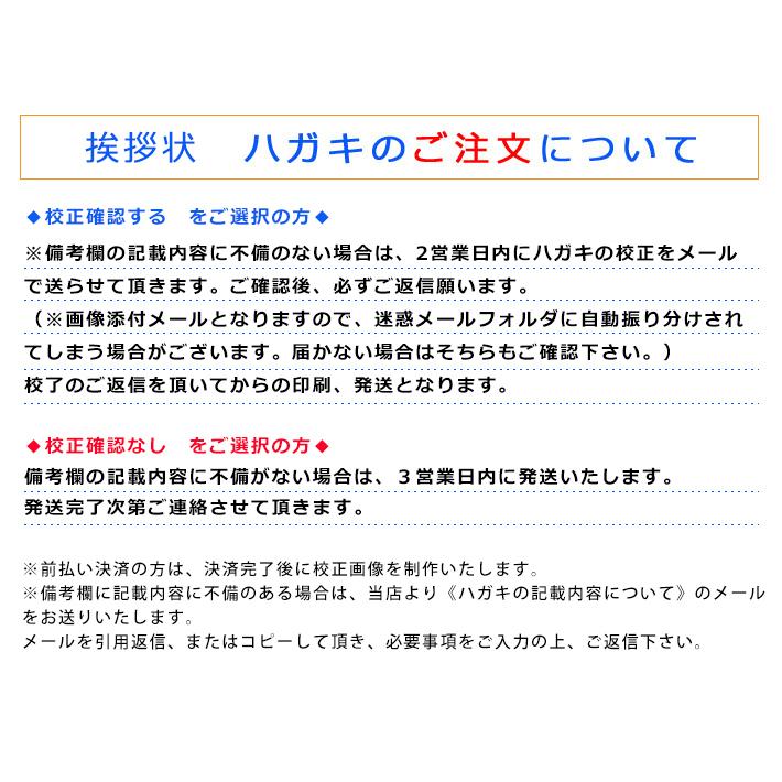 名入れ印刷　退職挨拶状 20枚【63円切手付　官製はがき　自由文章無料】｜tantanjp｜14