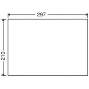 ds-1292431 東洋印刷 ナナ コピー用ラベル C1Z A4／全面 500枚 (ds1292431)