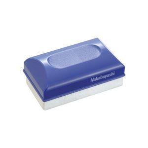 ds-1522810 (業務用セット) 両面使えるホワイトボードイレーザー ミニ WES-001B ブルー (ds1522810)