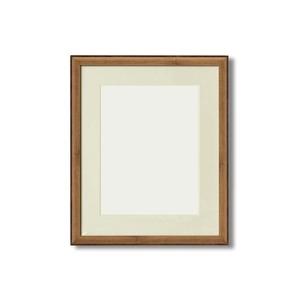 ds-1831420 軽量水彩額縁/フレーム  壁掛けひも/UV(紫外線)カットアクリル/マット付き 化粧箱入り 8155