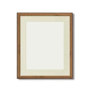 ds-1831423 軽量水彩額縁/フレーム  壁掛けひも/UV(紫外線)カットアクリル/マット付き 化粧箱入り 8155