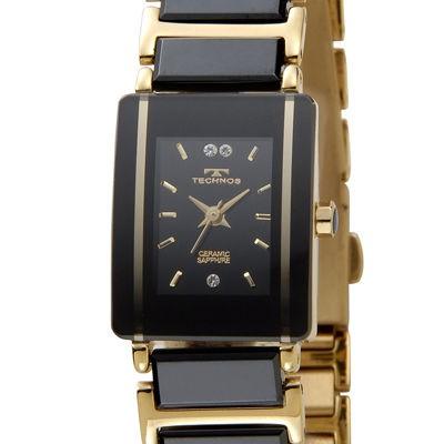 Technos テクノス TSL906GB セラミック レディース腕時計