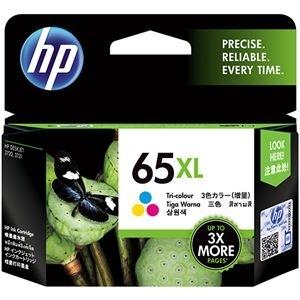 ds-2124143 （まとめ）HP HP65XL インクカートリッジカラー(増量) N9K03AA 1個  (ds2124143)