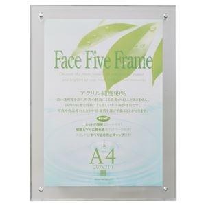 ds-2169062 (まとめ）アートプリントジャパン フェイスファイブフレーム クリア A4 (ds2169062)