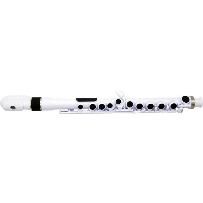 返品送料無料 Nuvo N2jfwb Jflute 2 0 White ヌーボ プラスチックフルート Jフルート お子様向き Fucoa Cl