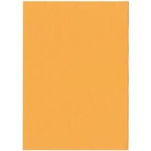 ds-2214605 (まとめ）北越コーポレーション 紀州の色上質A3Y目 薄口 オレンジ 1箱(2000枚:500枚×4冊) (ds2214605)