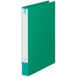 ds-2239935 (まとめ) ライオン事務器 リングファイル A4タテ2穴 210枚収容 背幅35mm グリーン RF-103B 1冊  (ds2239935)